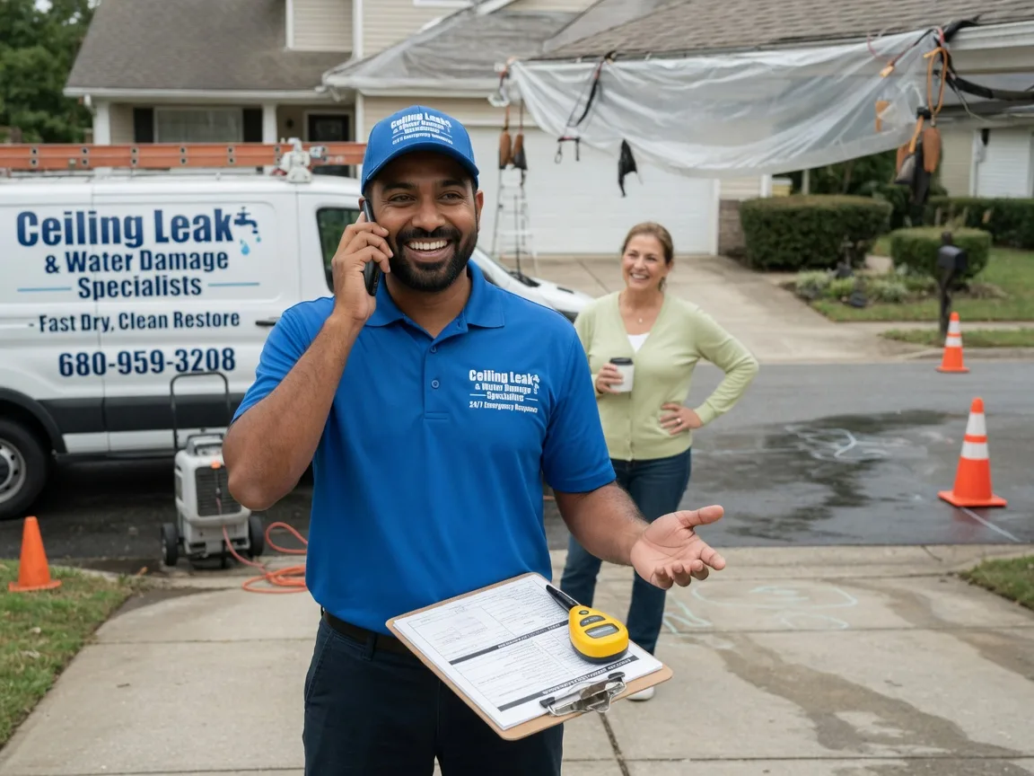 Ceiling Leak Cleanup Port Washington, NY FAQs